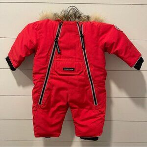 Canada Goose Red Rouge Baby Lamb Snowsuit Infant